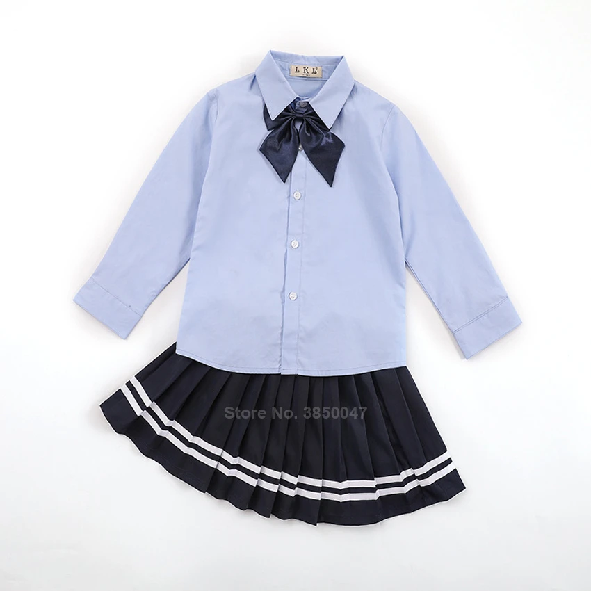 Японская школьная форма для детей младшего возраста одежда маленьких девочек и