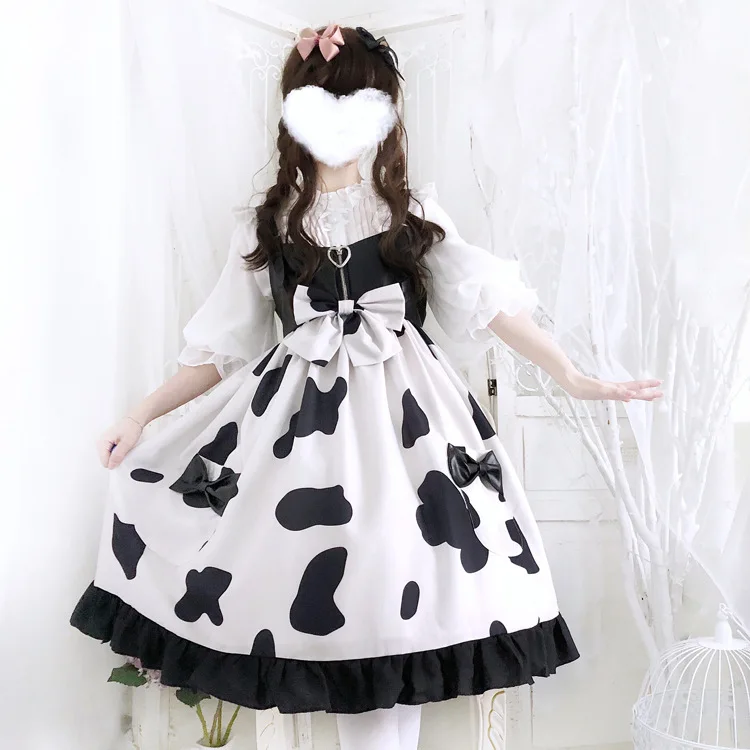 

Spotted dog jsk sling Lolita soft girl dress