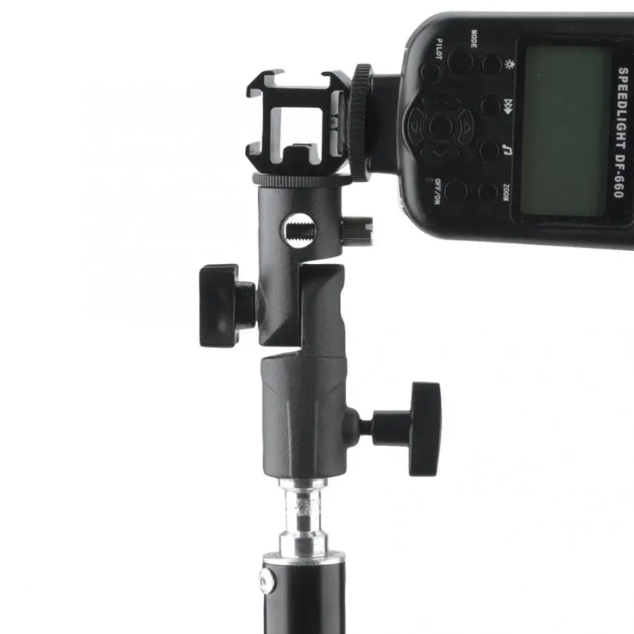 Шарнирное крепление для фотографии тройное Крепление адаптер горячего башмака