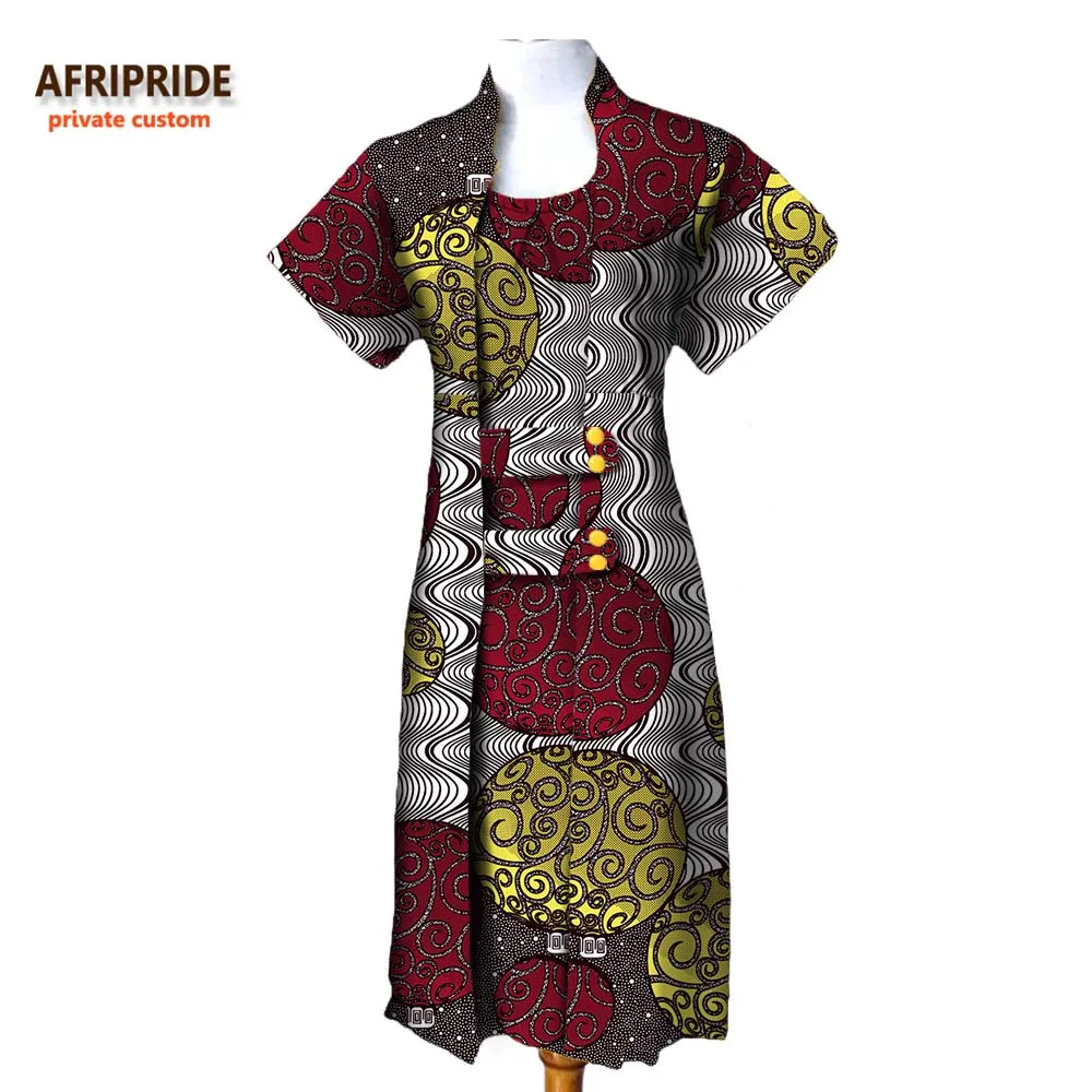 Осенний Африканский костюм из 2 предметов для женщин пальто AFRIPRIDE с коротким
