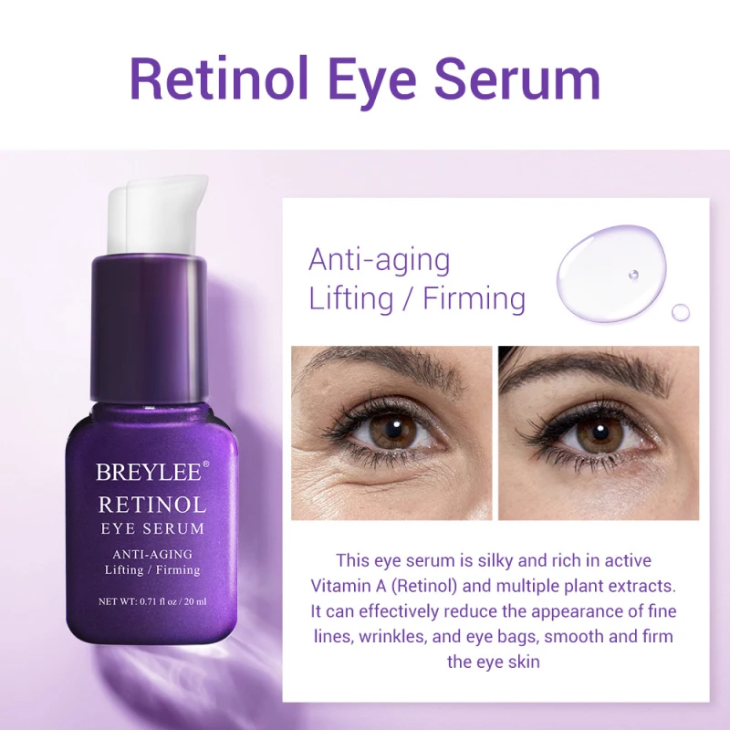 

Instant Eye Cream Retinol Firming Anti Puffiness Aging Wrinkles Remove Dark Circles Moisturizing Skin Care 20ml Cosmetics