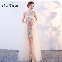 its yiiya prom dress 2019 elegant sleeveless high low length woman party dresses plus size sequin vestidos de gala e814