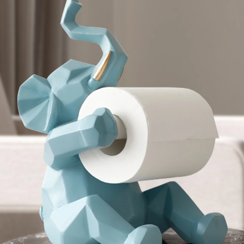 Креативная мультяшная полимерная статуя стойка для хранения рулонной бумаги