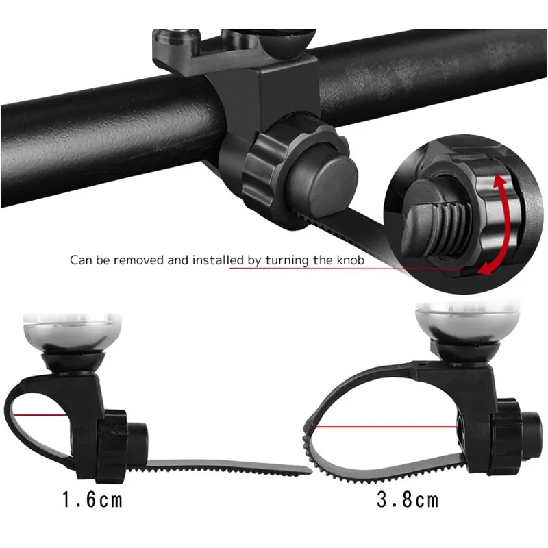 

Bicycle Bell For Safety Cycling Metal Ring Black Bike Bell Horn Sound Alarm Bicycle Accessory Outdoor Bike Bell Rings hot