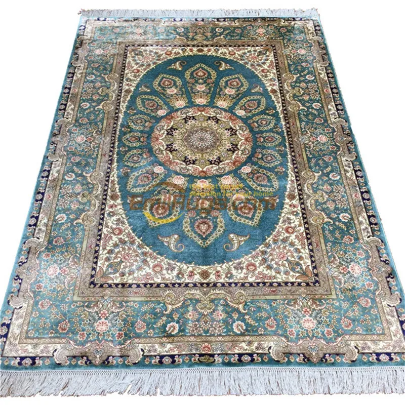 Старый французский ковер ручной работы УЗЕЛКОВЫЙ шерстяной натуральный