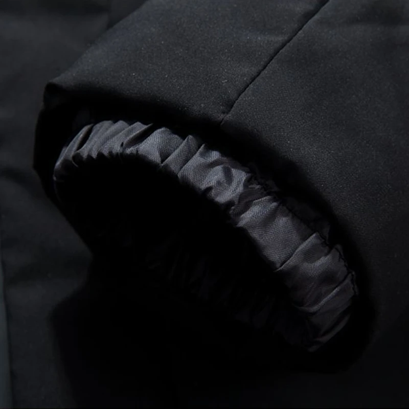 

Winter New 2020 Men White Duck Down Jacket Classic Style Thick Warm Casual Hooded Down Coat Brand Clothing Gray Khaki Black