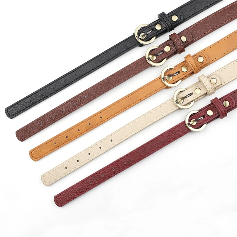 

2pcs PU Leather Purses Straps Adjustable Handbags Shoulder Bag Strap Replacement Handles Purse 47-52CM