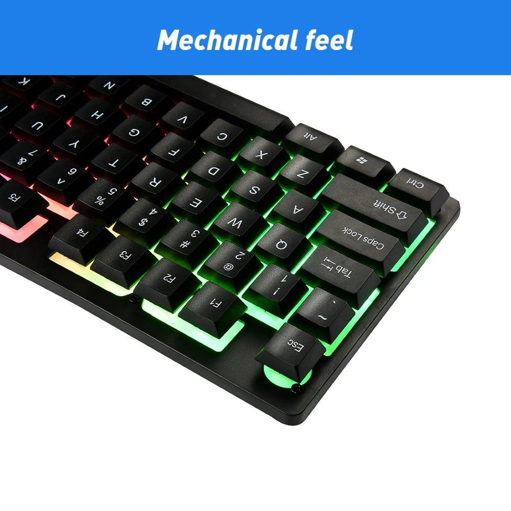 

Y604 Wired Backlight Mechanical Gaming Keyboard Desktop Computer Laptop Parts Wired Mechanical Gaming Games Keyboard Accessories