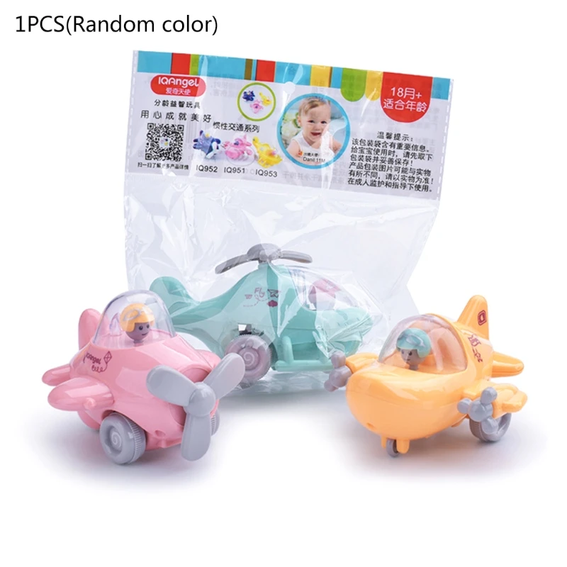 

Mini Cartoon Aircraft Toy Friction Car Model Toys for Children Push and Go Toy Set Non-Toxic and Safe Durable 87HD