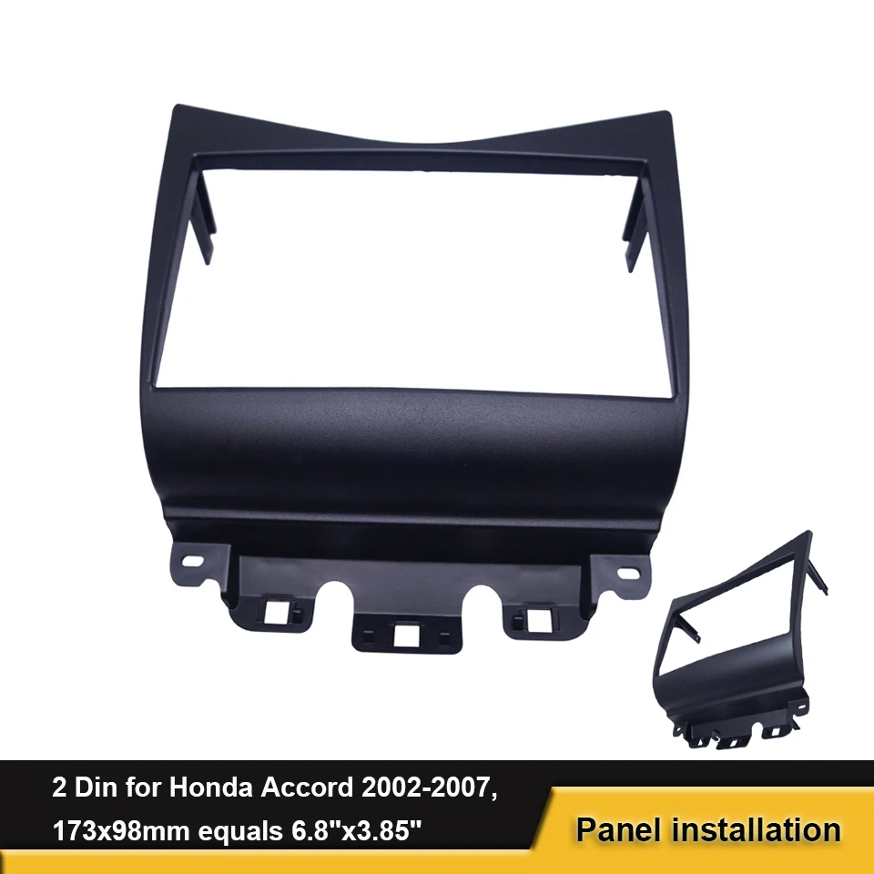 2DIN автомобильное радио для стайлинга фасции Для Honda Accord 2002-2007 DVD панель приборная панель монтажная Установка отделка комплект лицевая рамка Fasica