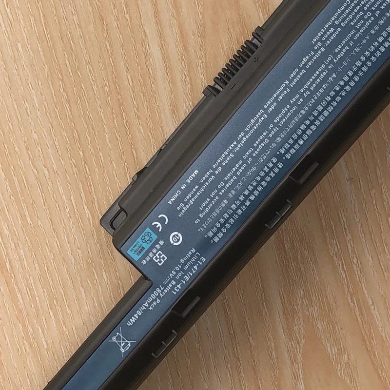 Фото Аккумулятор 6600 мАч для Acer Aspire V3-771G 4741 5551 5552G 5552G 5551 5560G 5560 5733 AS10D31,AS10D51,AS10D61,AS10D71 AS10D75 №3