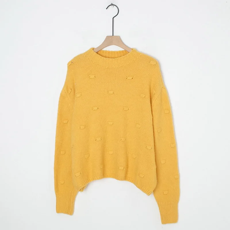 BGTEEVER Casual Loose O-neck Autumn Winter Oversize Sweater Women Warm Chic Pullovers Jumpers Female Knitted Sweaters 2019 | Женская