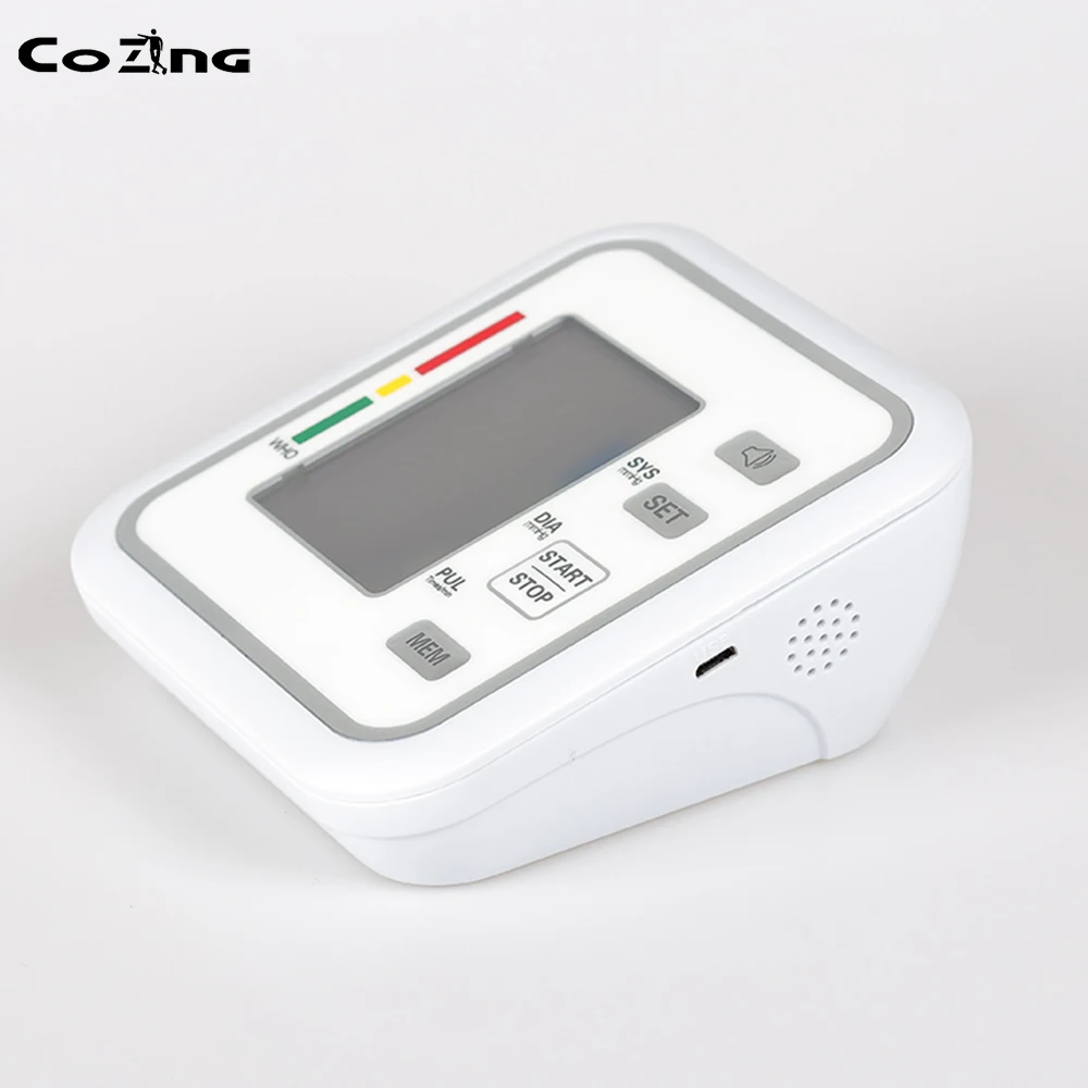Автоматический цифровой монитор кровяного давления верхней руки пульсометр