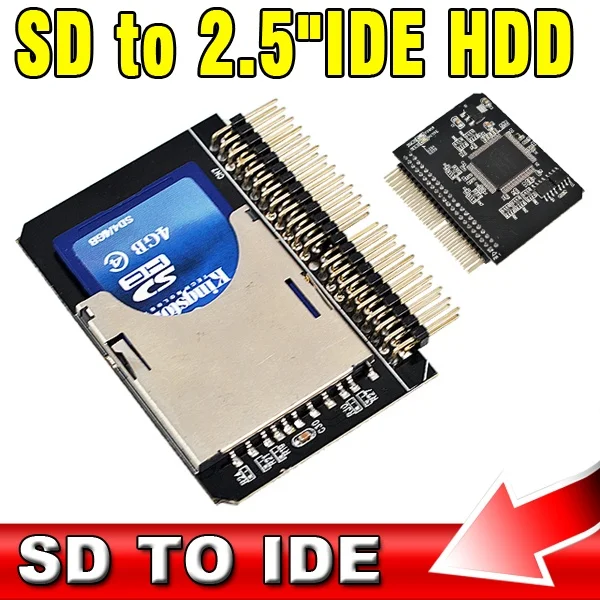 Защищенная цифровая карта памяти Kebidu SD/SDHC/SDXC/MMC IDE 2 5 дюйма 44 P Pin Мужской адаптер