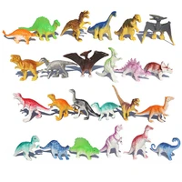 10pcslot batch mini dinosaur model childrens educational toys cute simulation animal small figures for boy gift for kids toys