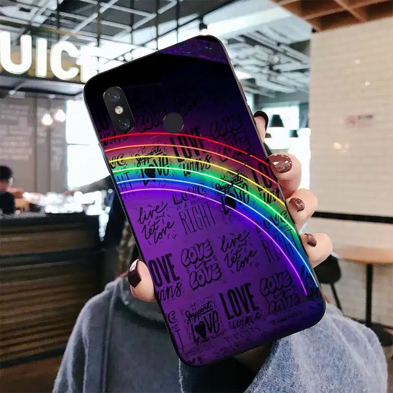 FHNBLJ чехол для телефона геев лесбиянок ЛГБТ радуга гордость Xiaomi mi 9 8 10 5 6 lite F1 SE Max 3 2