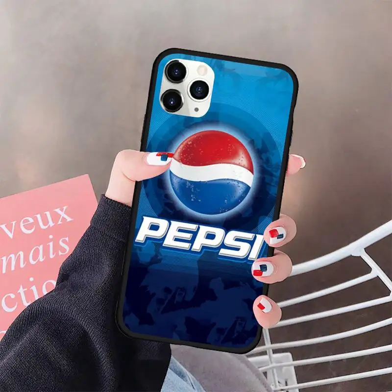 

Coke brand Peps Customer Phone Case Rubber for iPhone 11 pro XS MAX 8 7 6 6S Plus X 5S SE 2020 XR case