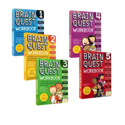 Рабочая книга Brain Quest английская версия интеллектуальных карт развития книги