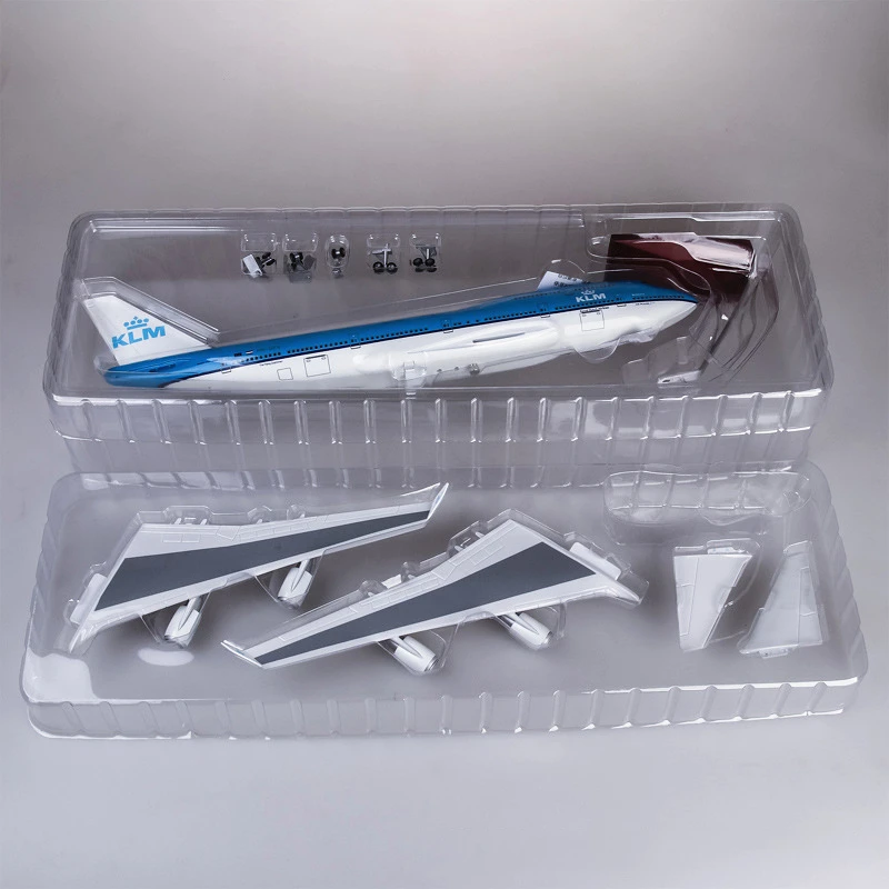 47 см 1:160 масштаб самолетов Boeing B747 KLM Royal Dutch Airlines модель самолета с колесом литья