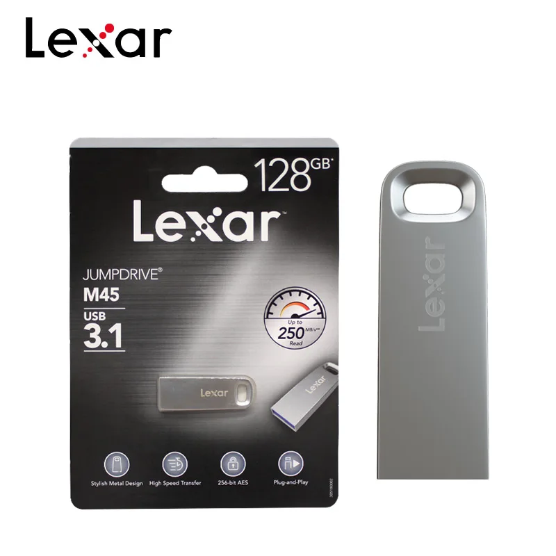 USB флеш накопитель Lexar 100% M45 3 1 ГБ 64 32 ГБ|USB флэш-накопители| |