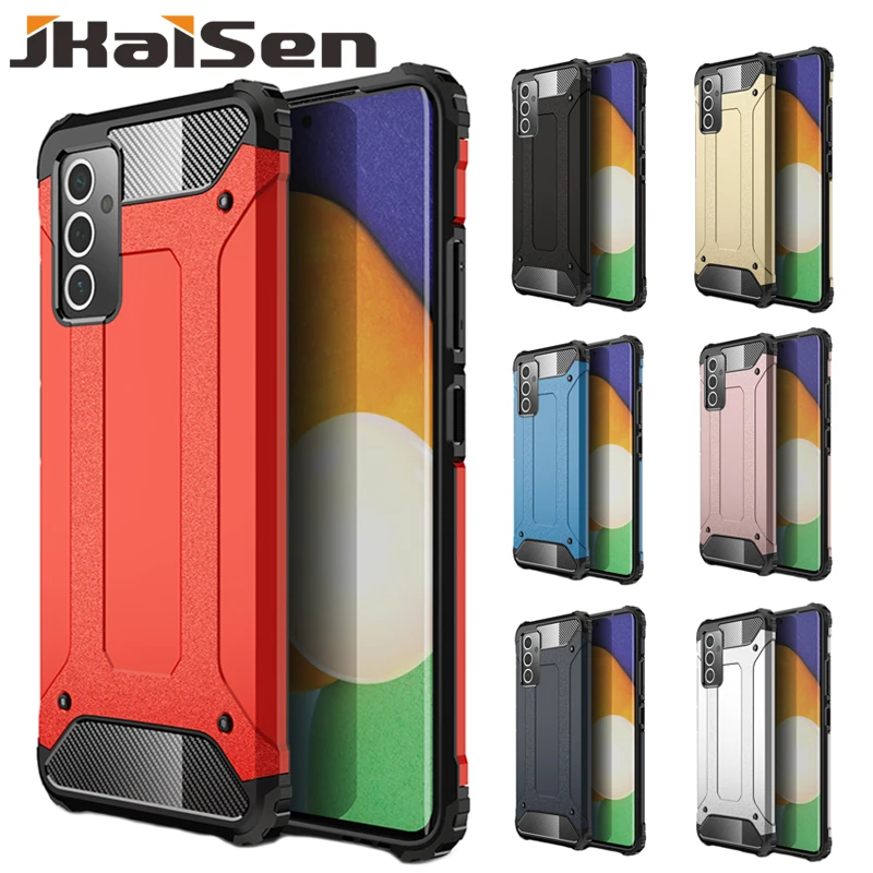 

JKaiSen Shockproof Phone Case For Samsung Galaxy A02 A12 A32 A42 A52 A72 Armor Protective Cover For Samsung A02S A22 A82 5G
