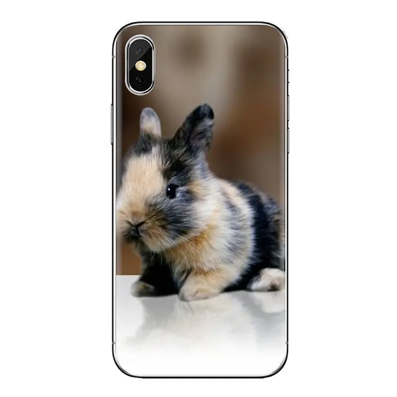 Силиконовый чехол для телефона белый серый детский постер с кроликами samsung Galaxy S3