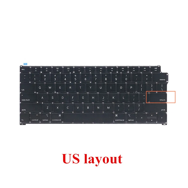 Новая клавиатура A1932 UK для MacBook Air Ret 13 3 &quotRetina US USA английская замена MRE82 EMC 3184 2018 год