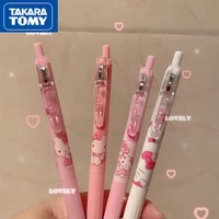 takara tomy cute cartoon hello kitty press pen girl heart press pen student good looking pen automatic pen