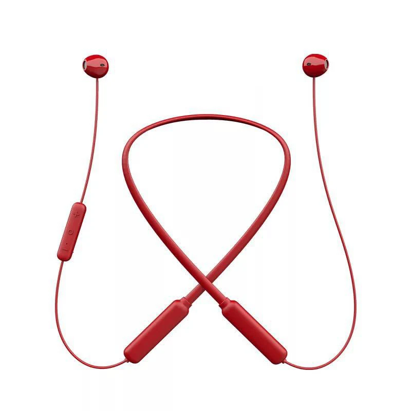 Спортивные Bluetooth беспроводные наушники с шейным ремешком спортивные микрофоном |
