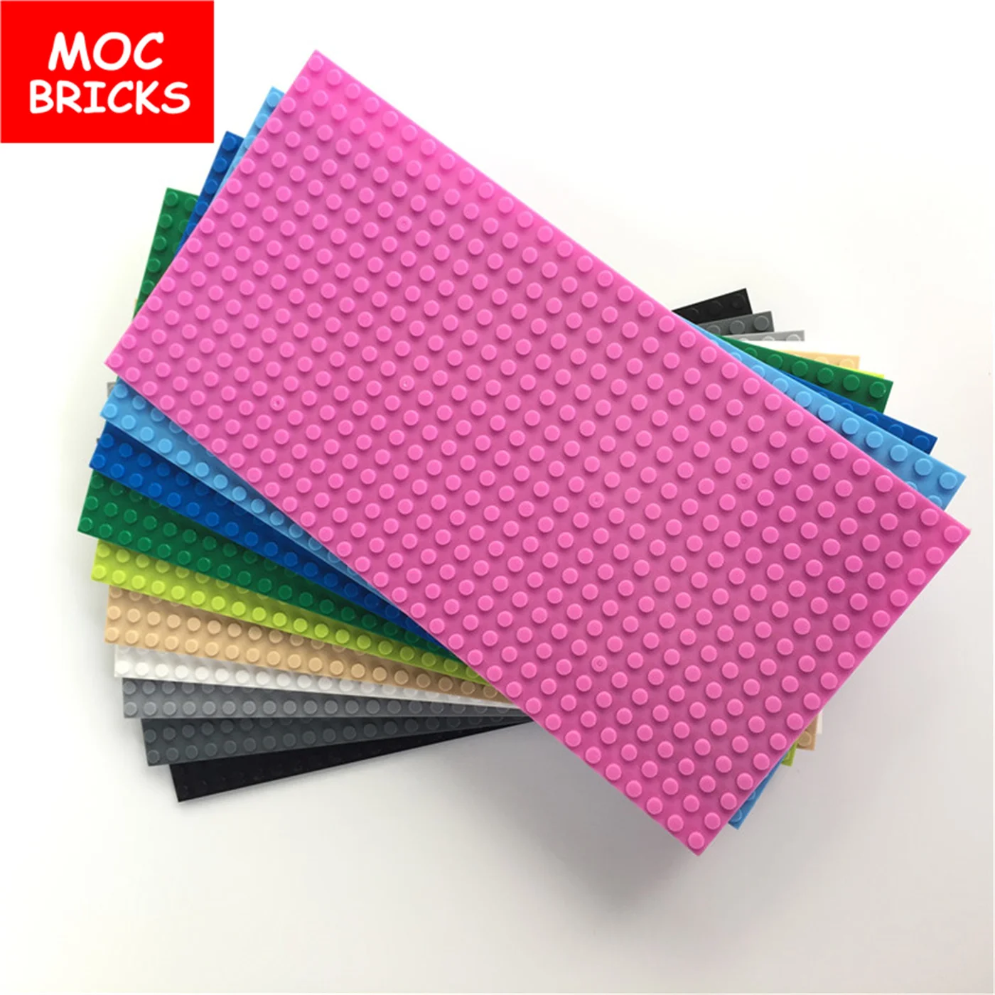 5 шт./лот MOC кирпичи толстые базовые пластины двусторонние 32x16 маленькие точки