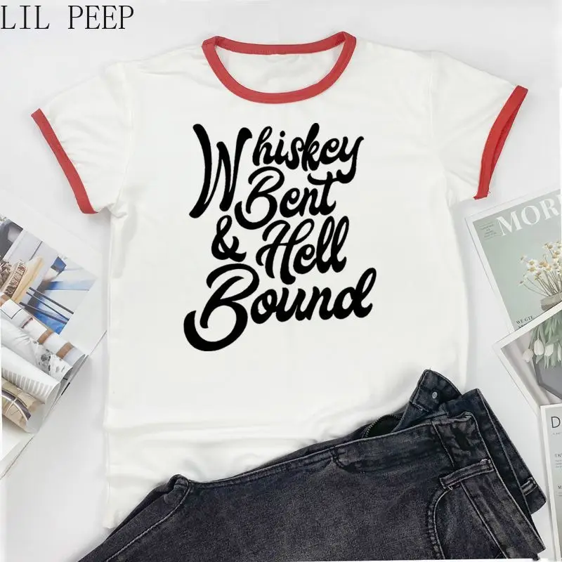 

Удобные уличные топы с рисунком виски сгибающейся и ранней тематики, Повседневная креативная футболка в стиле Харадзюку