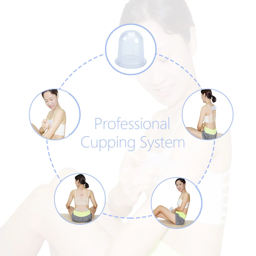 6 шт. силиконовые массажные присоски|massage cup|massage suction cupscellulite vacuum |