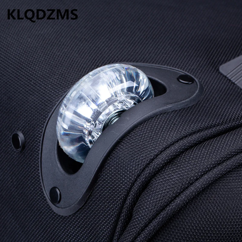 KLQDZMS Men's Rolling Luggage 18 Inch Large Capacity Handbag Portable Trolley Luggage Bag Multifunctional Trolley Backpack