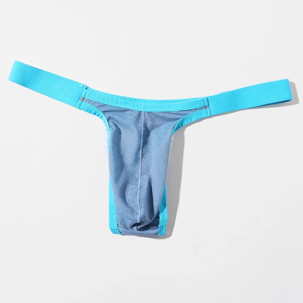 

Sexy Underwear Men See Through Thong T-Back G-String Briefs Erotic Lingerie Underpants Low Rise Breathless Micro Bikini Panties