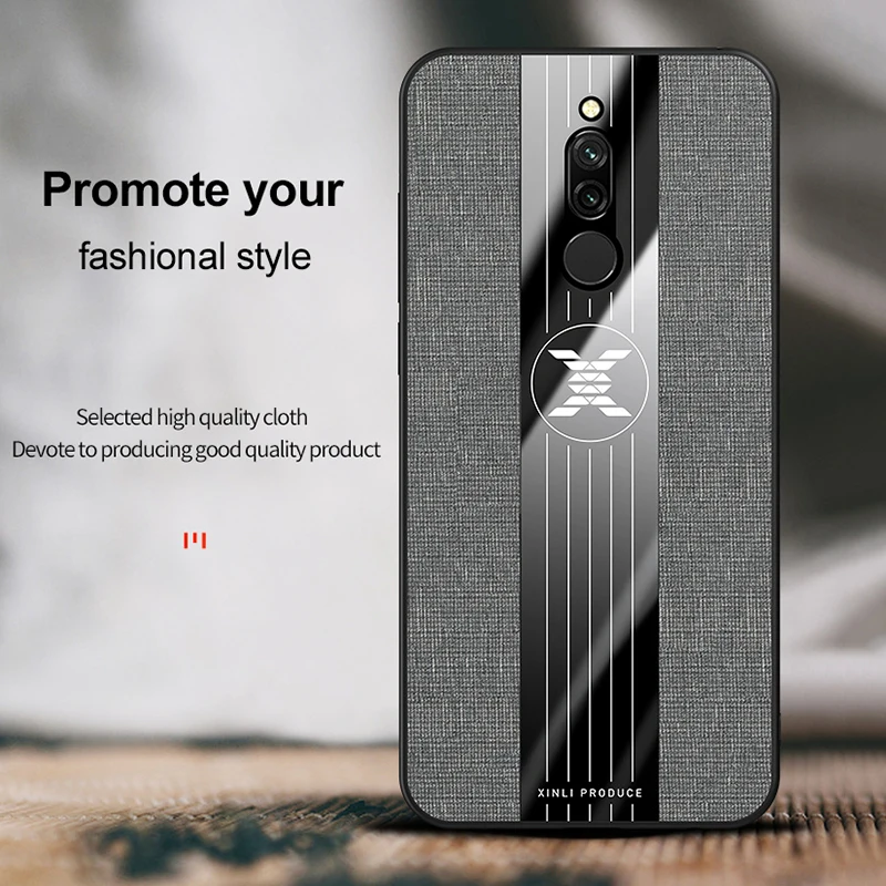 Для Xiaomi Redmi 8 чехол Redmi8 кольцо держатель Ткань Твердый чехол Мягкая Рамка ткань чехол для телефона для Xiaomi Redmi 8A