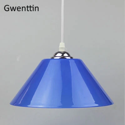 Blue No Bulb Современные подвесные светильники из ПВХ, скандинавские светодиодные пластиковые подвесные лампы для кухни, столовой, домашнего декора, светильники - Цвет корпуса: Blue No Bulb