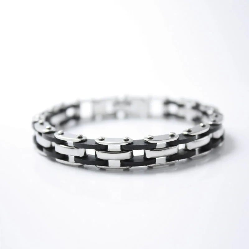 Крутые Мужские Силиконовые байкерские велосипедные мотоциклетные цепи мужские