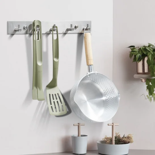 

Rustproof SUB 304 Stainless Steel 3m Sticker Wall Mounted Hooks Rail Bathroom Kitchen Bar Wall Hook for Clothes Keys Towel