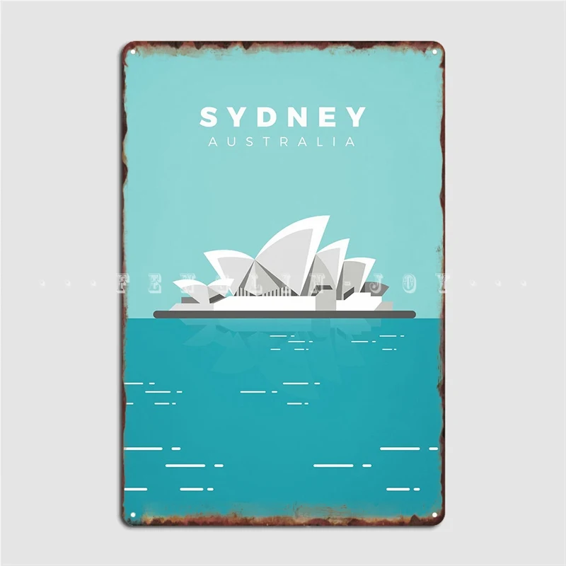 

Сидней металлический знак настенная пещера бар пещера дизайн роспись оловянный знак плакат