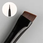 Новинка 2 шт.компл. Кисть для контура бровей Кисть для подводки бровей портативная тонкая небольшая угловая кисть для подводки бровей женский косметический инструмент для макияжа