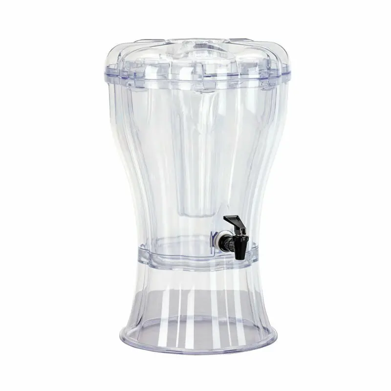 

Cold Beverage Drink Dispenser with Ice Cone Unbreakable 3.5 Gallon