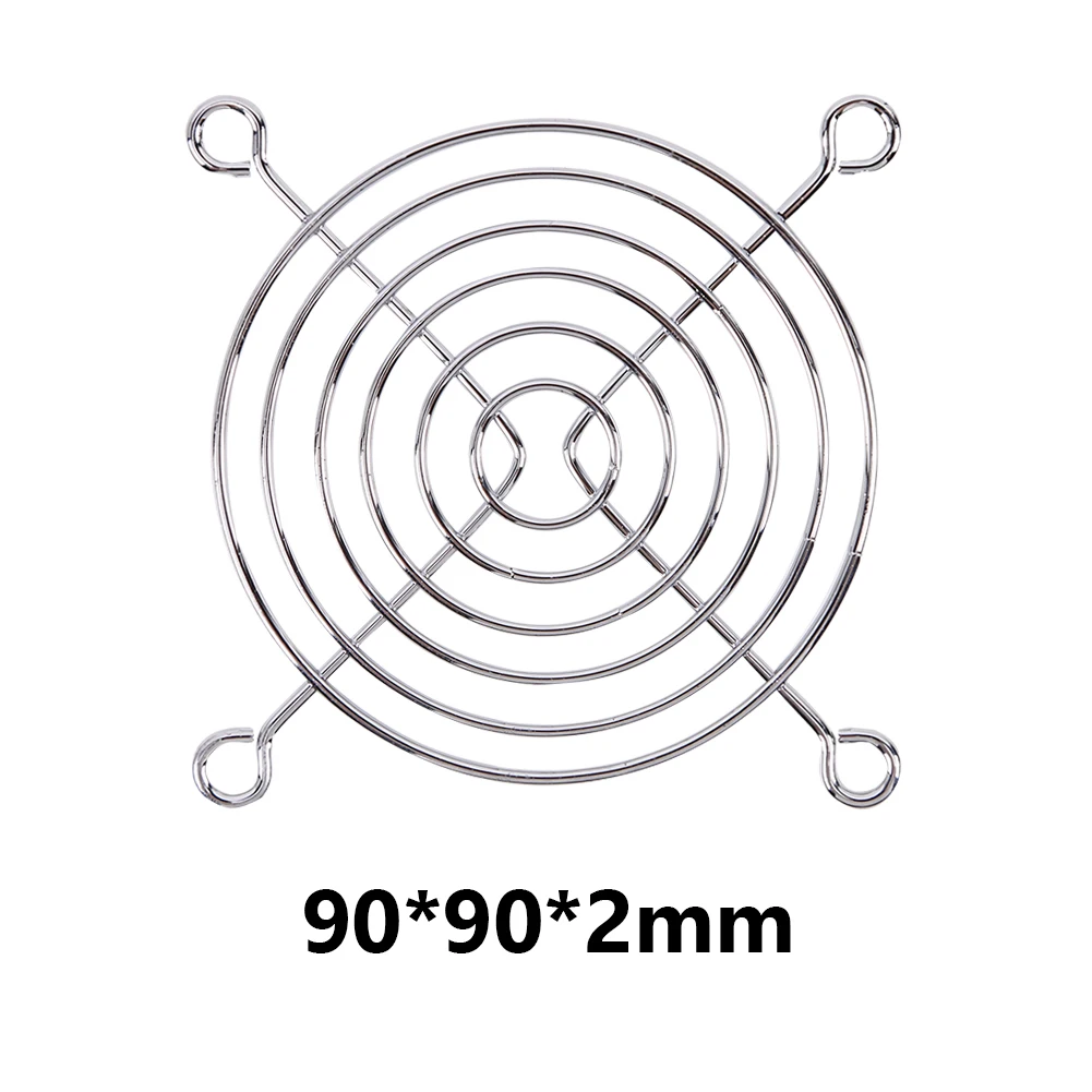 5PCS PC Case Cooling Fan Grill Silvery Metal Wire Finger Protector Guard Cover 40mm 50mm 60mm 70mm 80mm 90mm 120mm |
