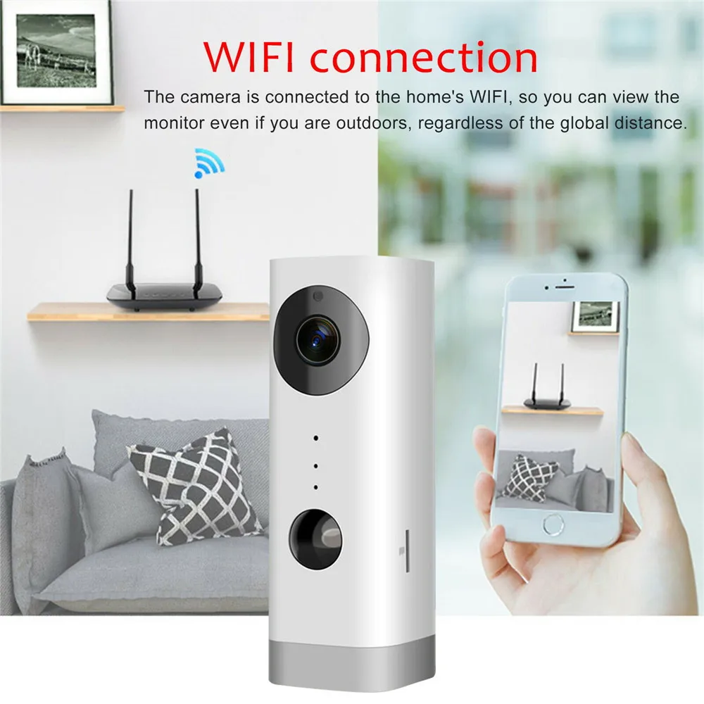 HD Wi Fi камера беспроводная Инфракрасная IP для помещений P2P с аудио Прямая