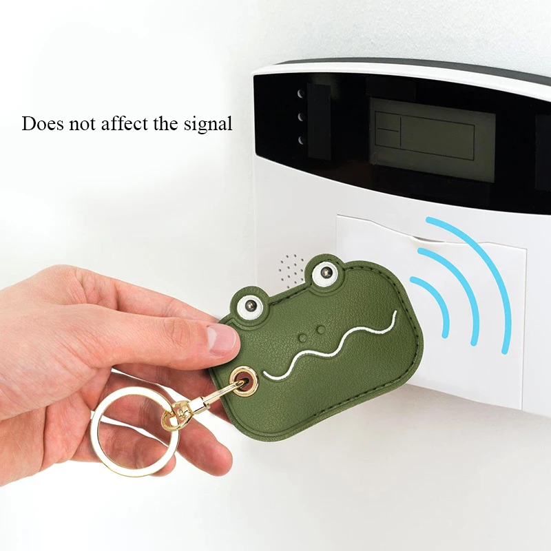 Полезный кожаный брелок для ключей персональный контроля доступа чехол подвеска