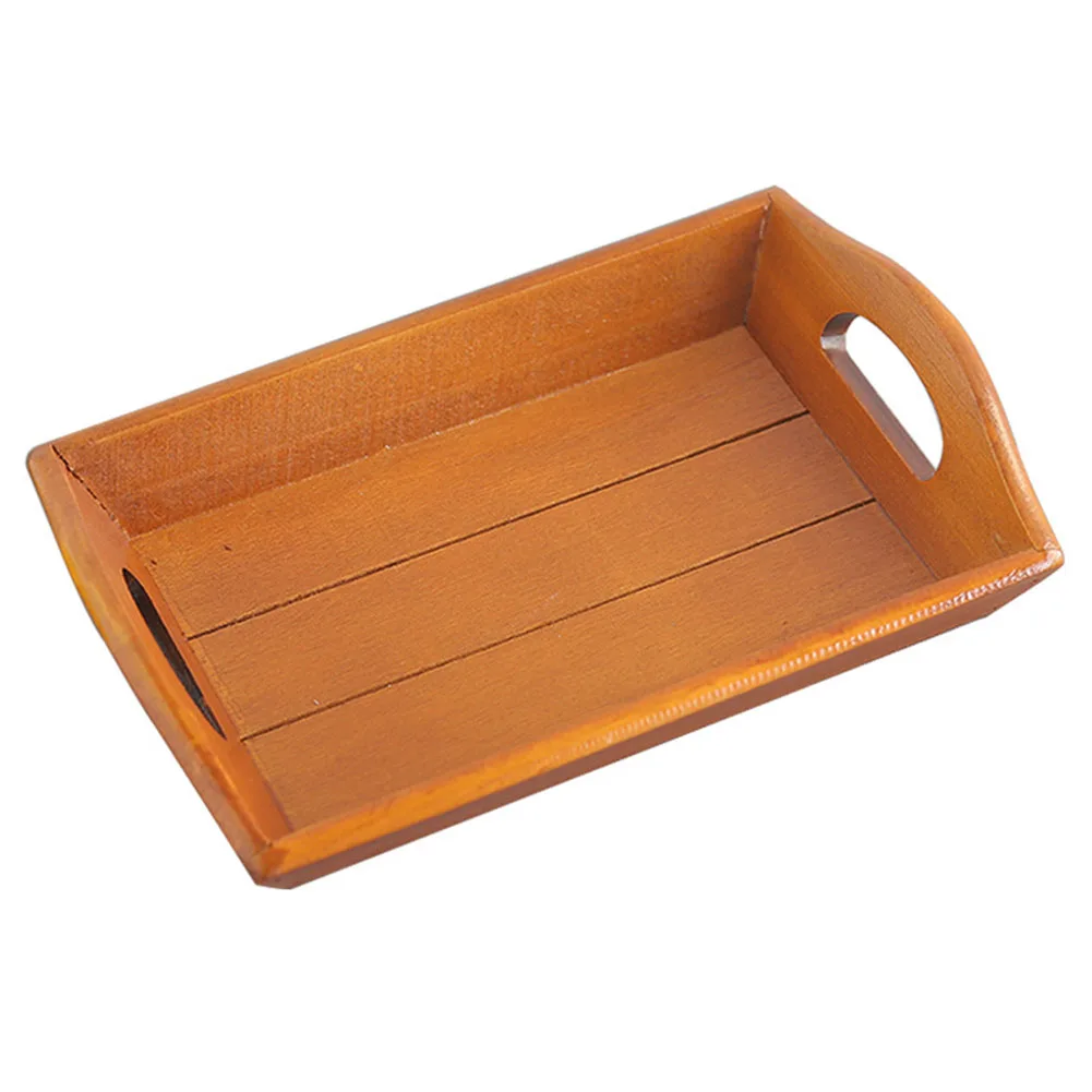 

Handmade Wood lovesickness Wood Rectangular Oval Solid Wood Pan Fruit Dishes Saucer Tea Tray Dessert Dinner Plate Tableware