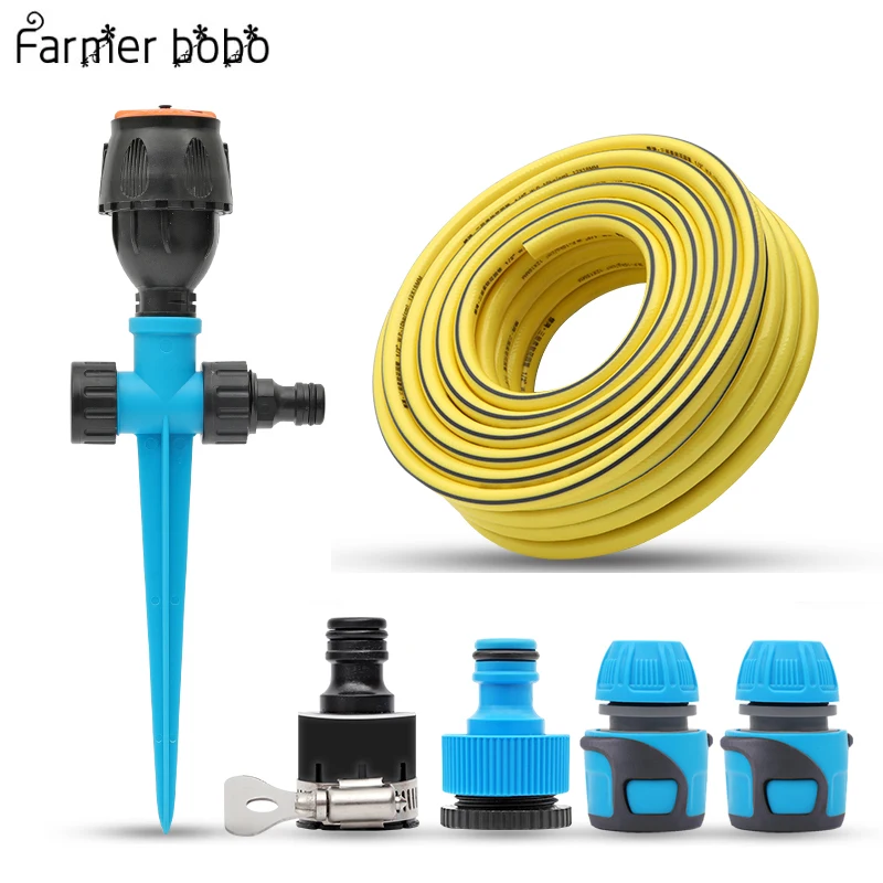 Автоматический спринклер 360 градусов вращающийся Полив сада озеленение орошения