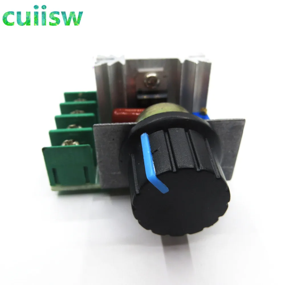 1 шт. регулятор напряжения переменного тока 220 в 2000 Вт SCR диммеры с затемнением