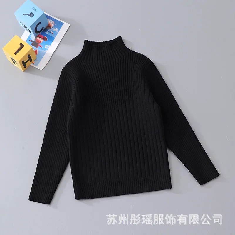 

Пуловер вязаный детский в полоску для девочек и подростков, осень От 2 до 15 лет