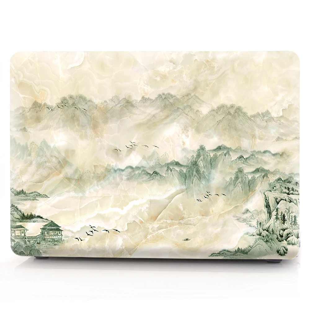 Marble Laptop Case For MacBook Air 13 inch A1466 Hard PVC Protection Funda Mac Book A1369 Cover | Компьютеры и офис