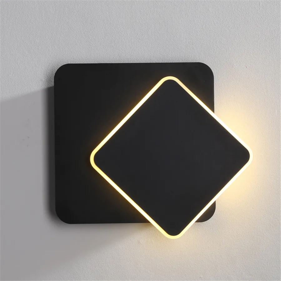 Вращающаяся кругласветодиодный светодиодная настенная лампа dia25 см в